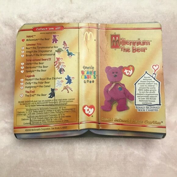Collectible TY Millennium The Bear McDonald's Original Packaging McDonalds - Picture 2 of 12